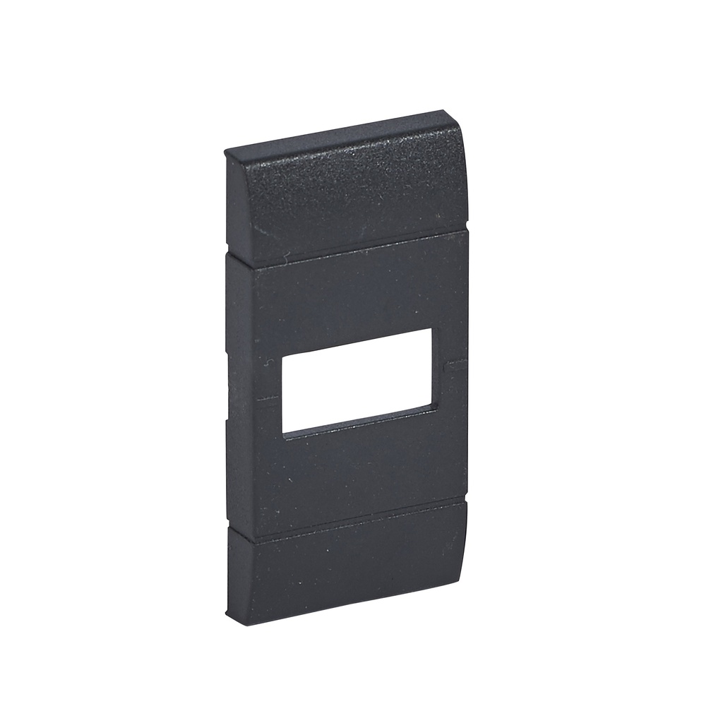 BTICINO L4916T, Customizable Key Cover for Living Light Axial Controls, Anthracite, 1 Module
