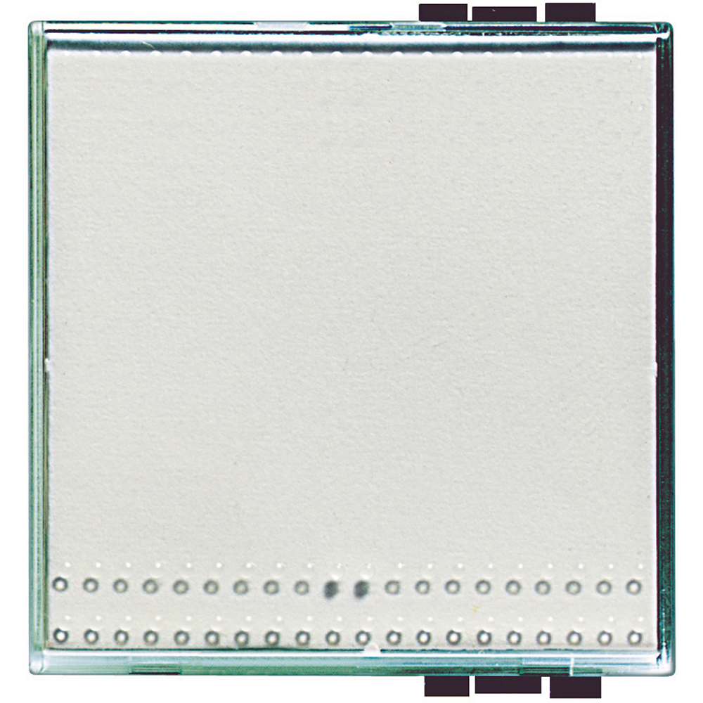 BTicino N4932/2, Transparent Key Cover for Living Light Rocker Controls, 2 Modules