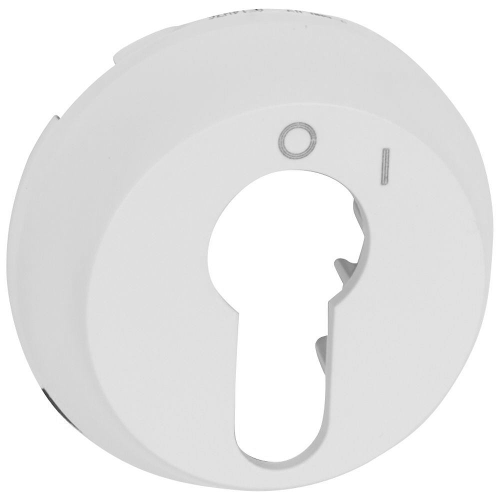 Legrand 068009, Placă Céliane, Comutator cu cheie 2 poziții, Alb  