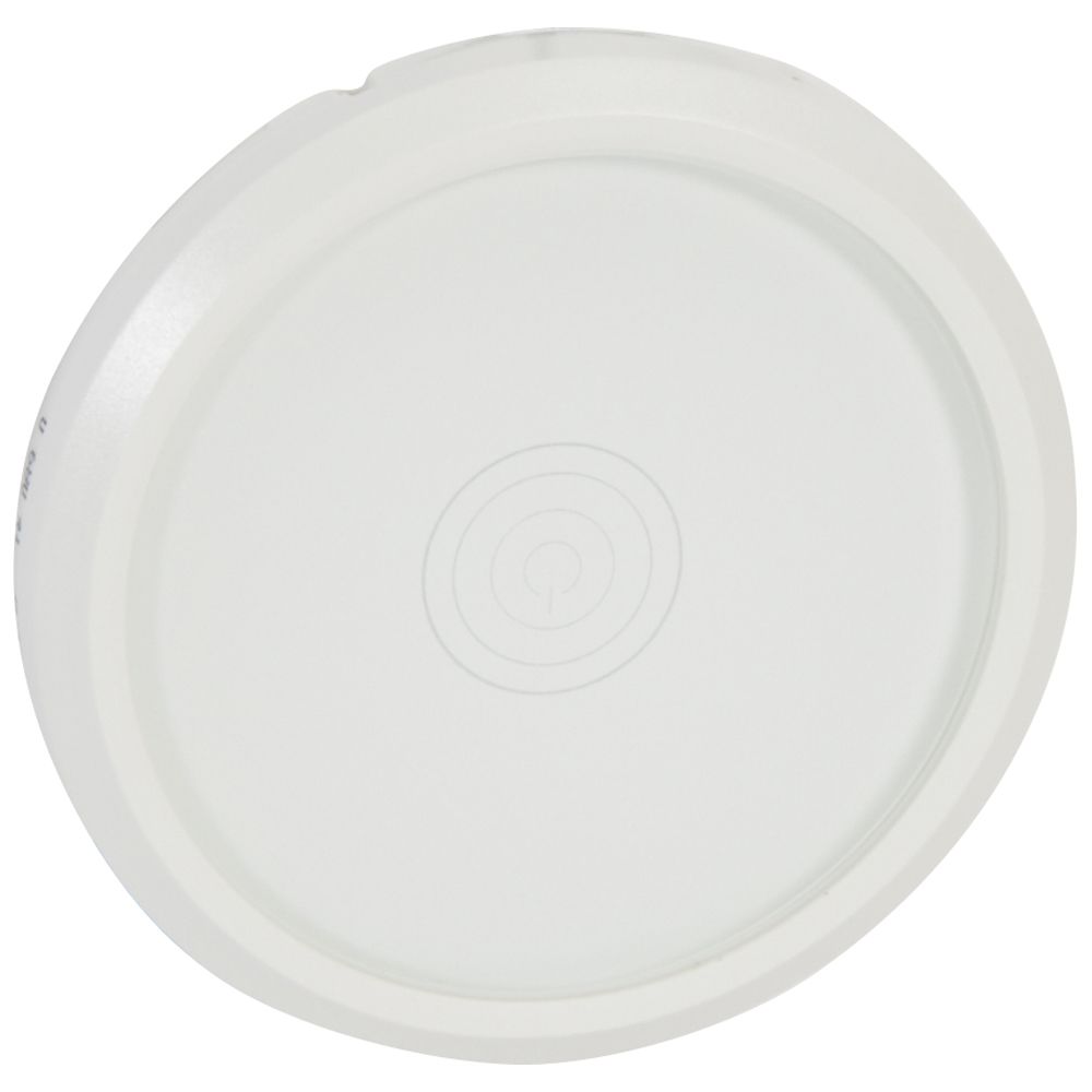 Legrand 068041, Céliane Plate, Tactile Control Switch, Kaolin Glass/White