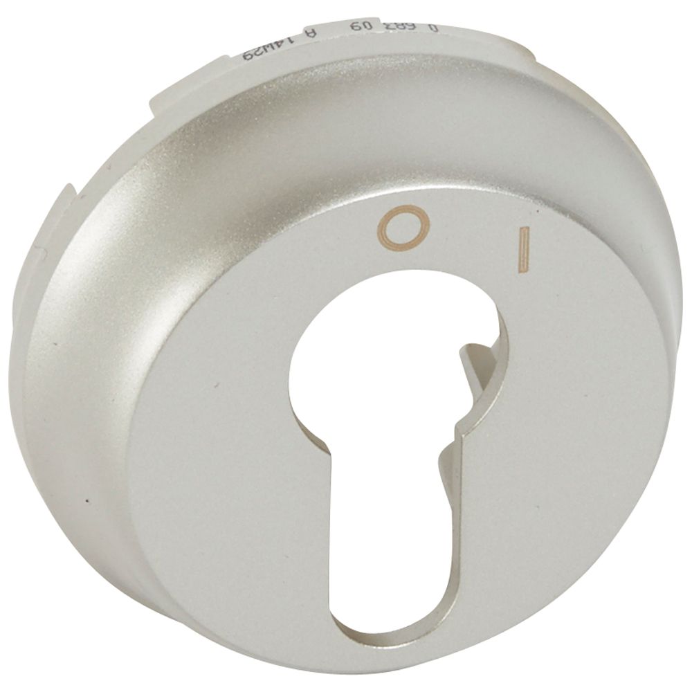 Legrand 068309, Placă Céliane, Comutator cu cheie 2 poziții, Titan  