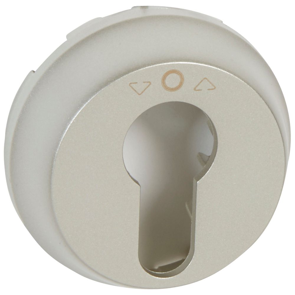 LEGRAND 068457, Céliane Plate, 3-Position Key Switch, Titanium