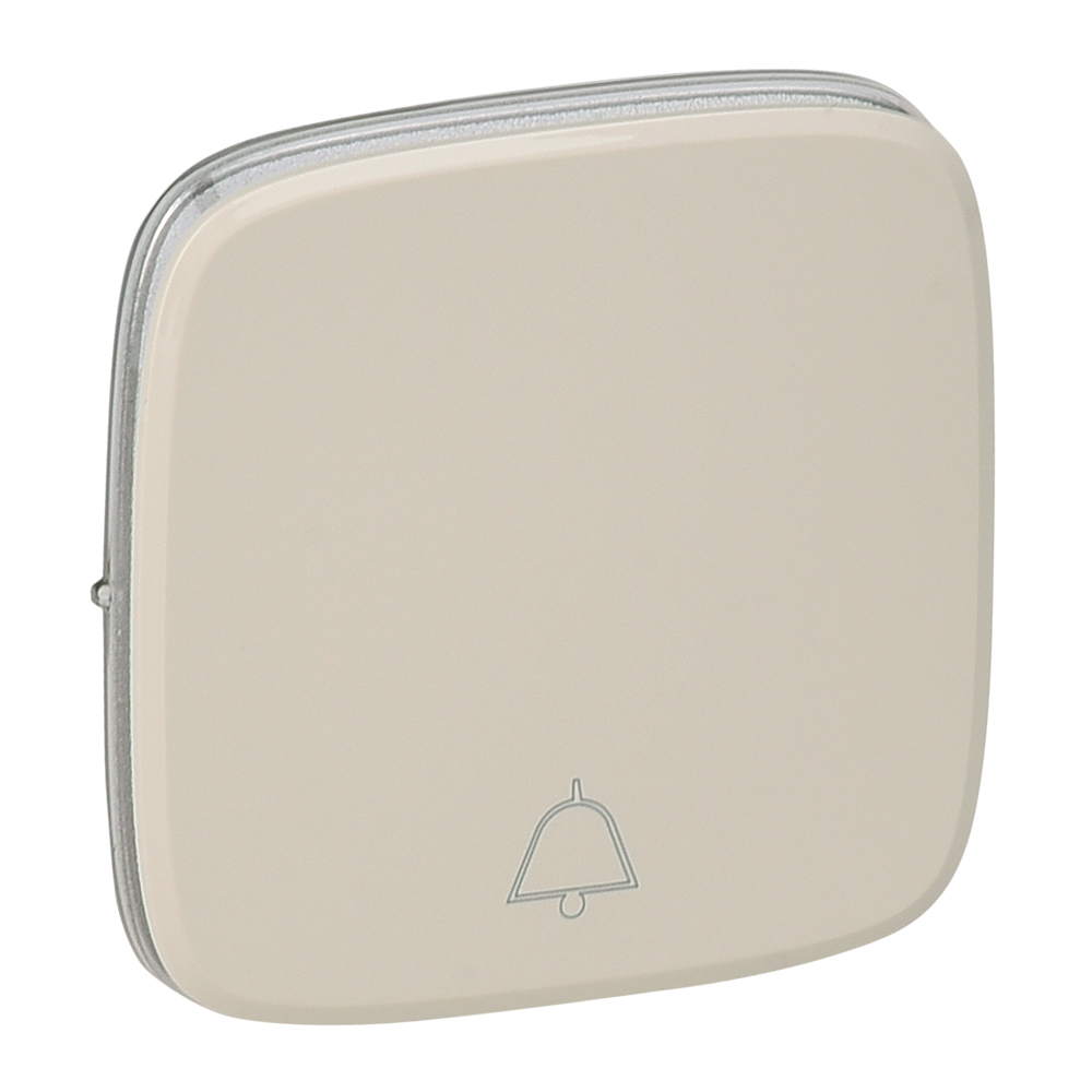 LEGRAND 755016, Valena Allure Plate, Switch Button with Bell Symbol, Ivory