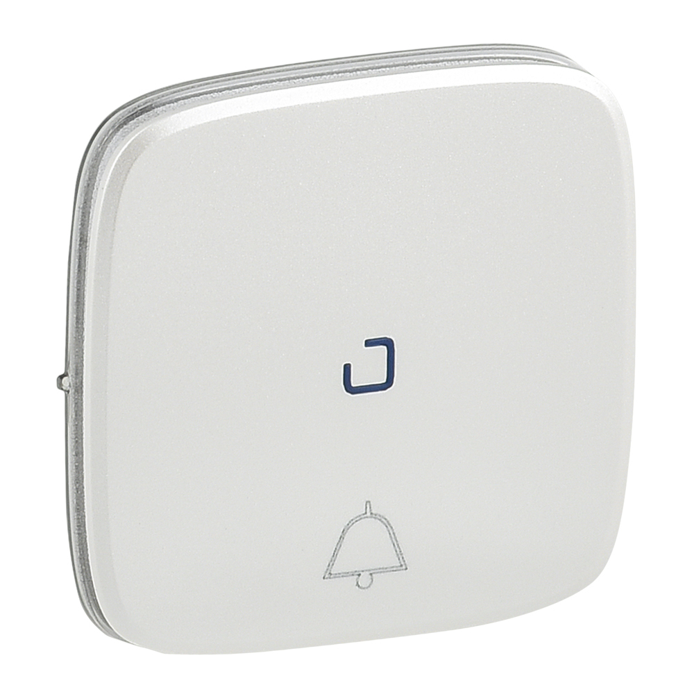 Legrand 755094, Placă Valena Allure, Buton comutator iluminat, Simbol sonerie, Perlă  