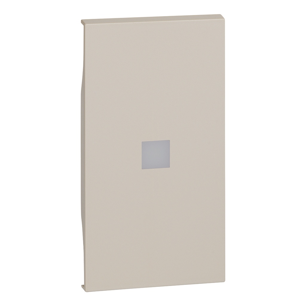 BTicino KM01M2X, L.Now, Capac buton fals cu Simbol persoană, 2 module, Nisip  