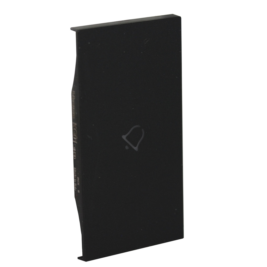 BTicino KG01MH2D, Living Now Black Screen-Printed Doorbell Cover