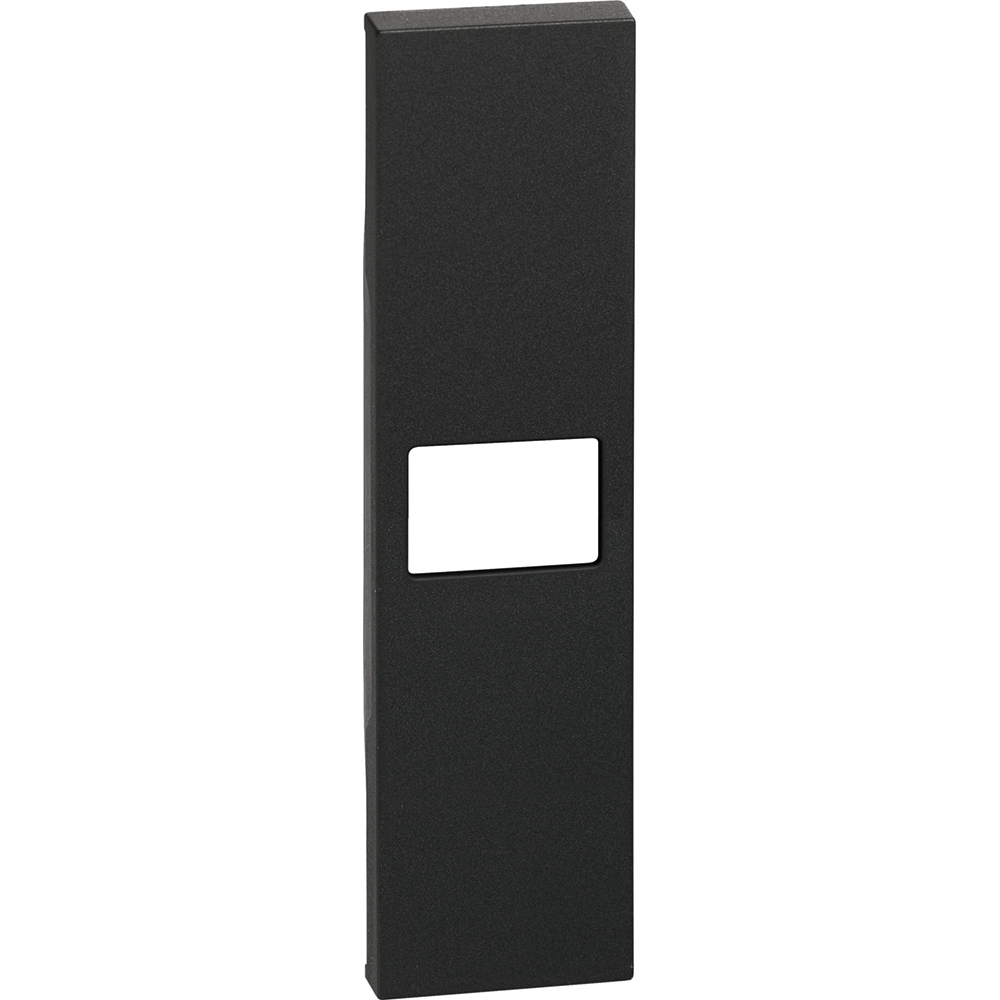 BTICINO KG20, L.Now, Israeli Telephone Socket Plate 1 Module Black