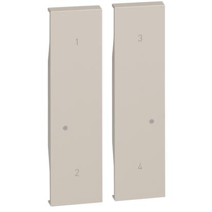 BTICINO KM37M2, L.Now, Cover for Wireless Control 4 Scenarios Ref. K4575CW