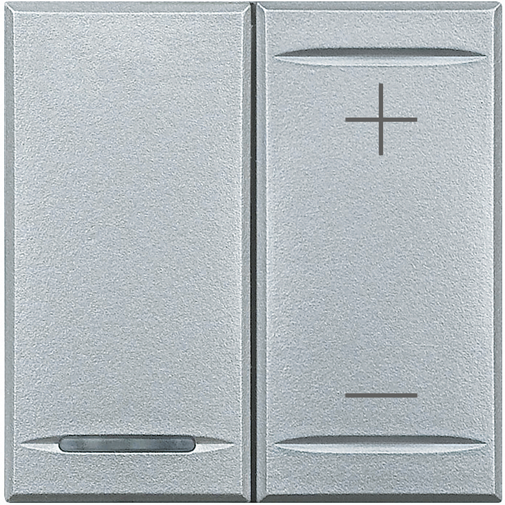 BTICINO HC4411, Axolute 2-Wire Ecodimmer Without Neutral, Aluminum, 2 Modules  