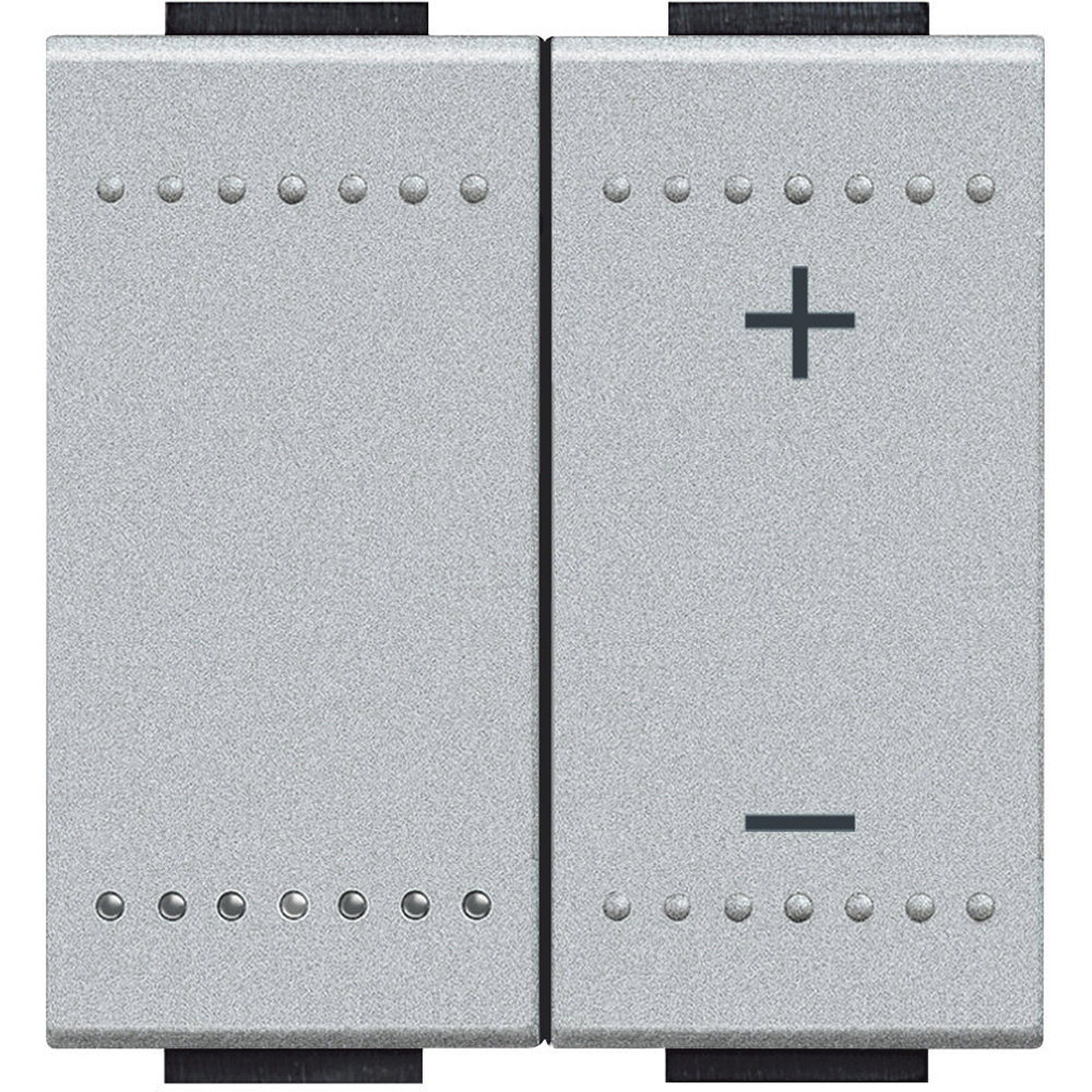BTICINO NT4411N, Living Light Universal 2-Wire Ecodimmer Without Neutral, Tech, 2 Modules  