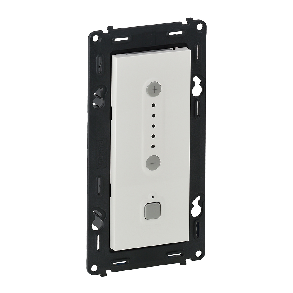 LEGRAND 752163, 1000 W Dimmer with Neutral, 240 V, 50 Hz, White  