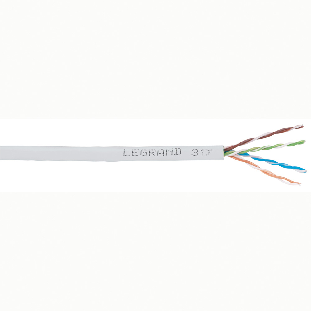 Legrand 032751, LCS³ Category 5e U/UTP 4-Pair Twisted Cable for Local Area Networks, 100 Ohms, PVC, 305 m