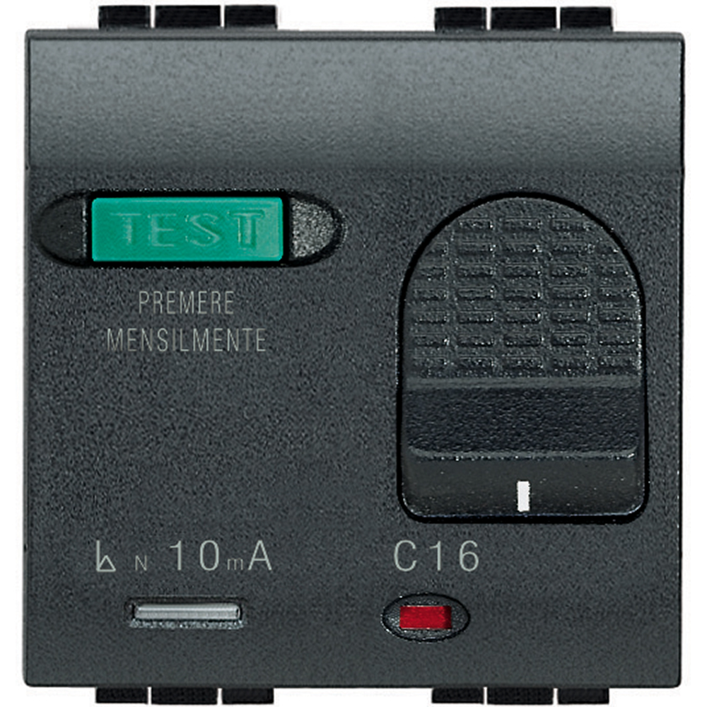 BTICINO L4305/16, Disjunctor diferențial termomagnetic Salvavita, 16A, 230Vac, Icn 3kA