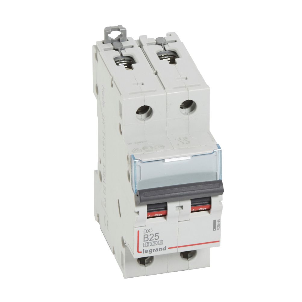LEGRAND 408944, DX³ 10000 MCB, 2P, 25 A, Curve B, 16 kA
