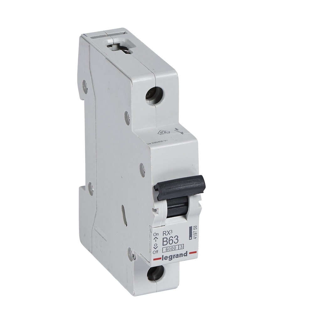 LEGRAND 419758, MCB RX³ 1P B63 6 kA