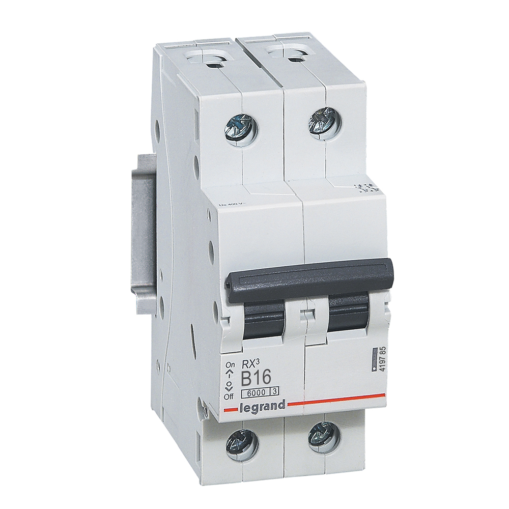 LEGRAND 419785, Disjunctor RX3 2P B16 6kA