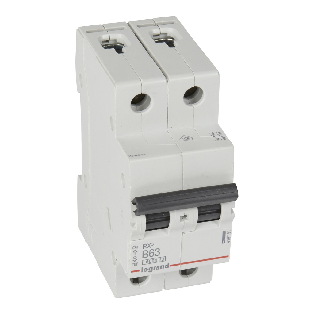 LEGRAND 419791, MCB RX³ 2P B63 6 kA