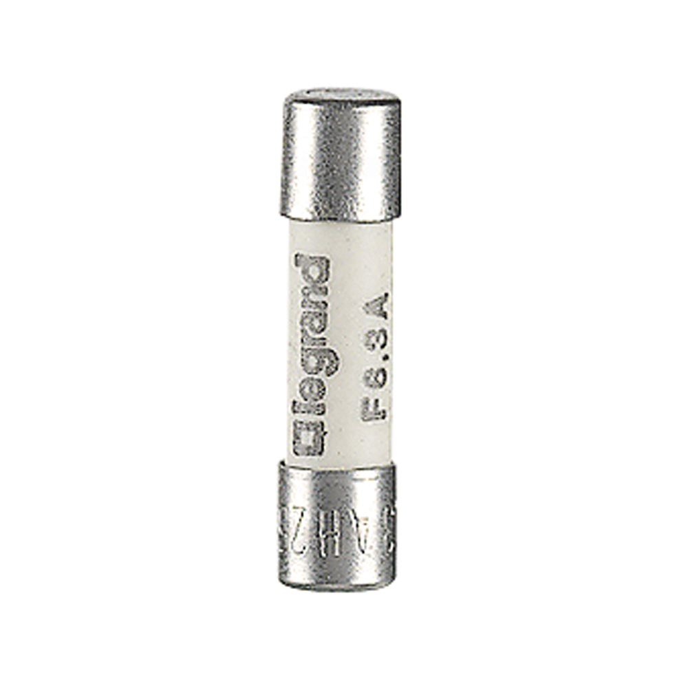 LEGRAND 010263, Domestic Miniature Fuse Cartridge, 5 × 20 mm, 6.3 A