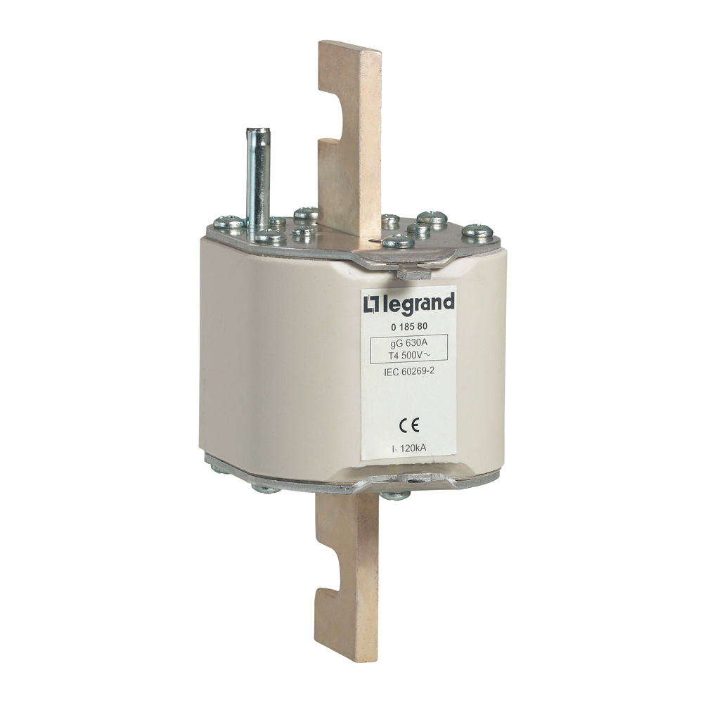 LEGRAND 018580, Cartuș industrial cu lamă, gG, Mărime 4, Cu percutor, 630 A