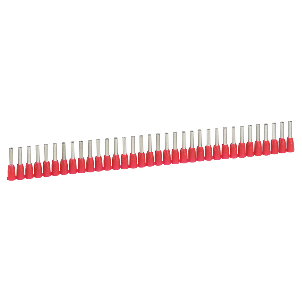 LEGRAND 037663, Ferrules In Strips Starfix, Cross Section 1 mm², Red