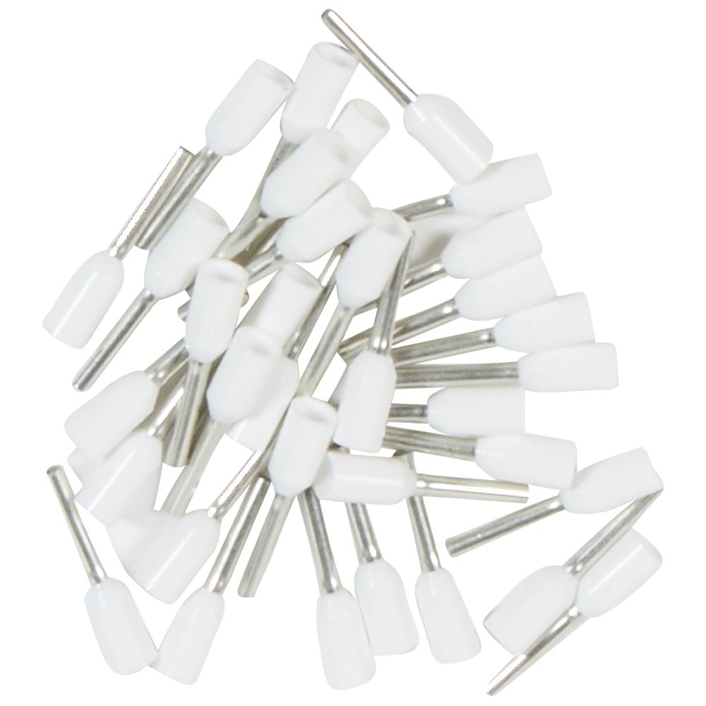 LEGRAND 037761, Ferrules Starfix, Simples Individuals, Cross Section 0.5 mm², White