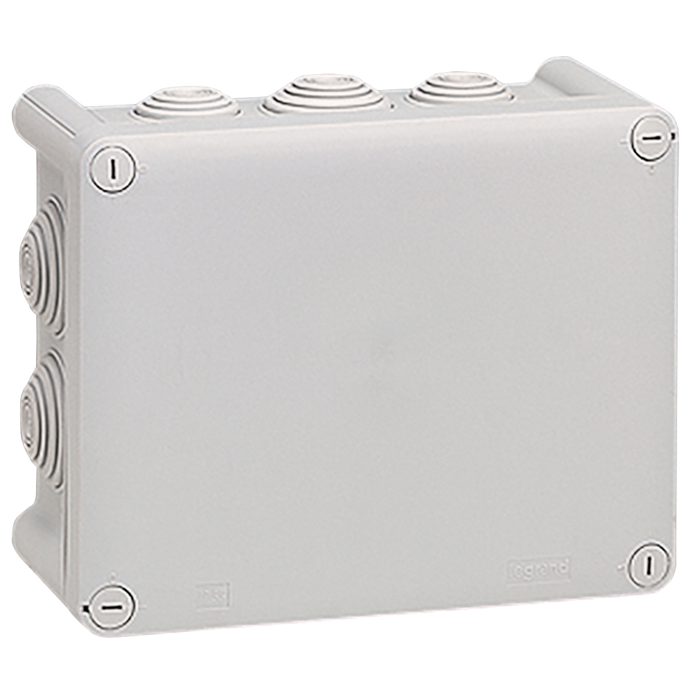 LEGRAND 092052, Plexo Box IP55, IK07, 180×140×86 mm, with 10 Entries