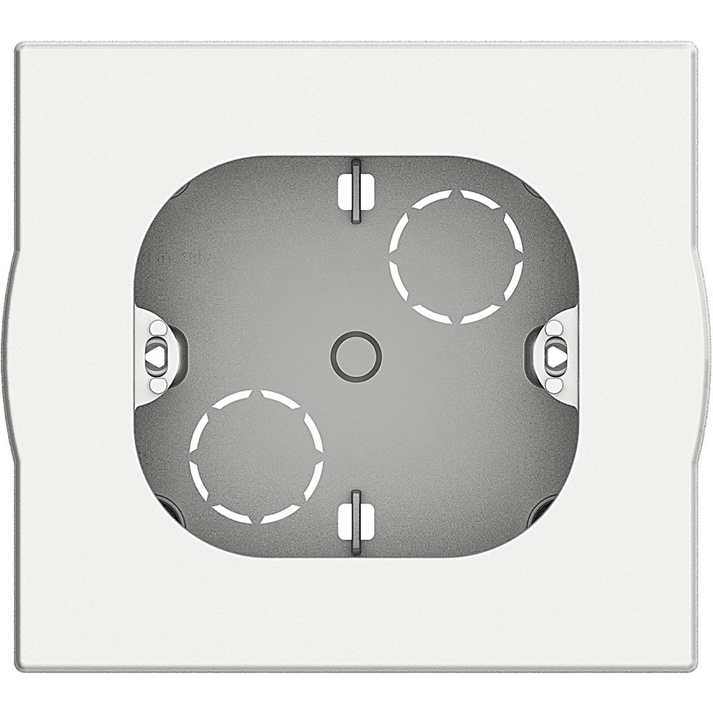 BTICINO 502BI, Universal Surface Box, 2 Gangs, White