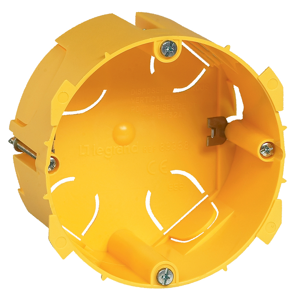 LEGRAND 089358, Batibox Drywall Box, for 20 A And 32 A Sockets, 1 Gang, 50 mm Depth