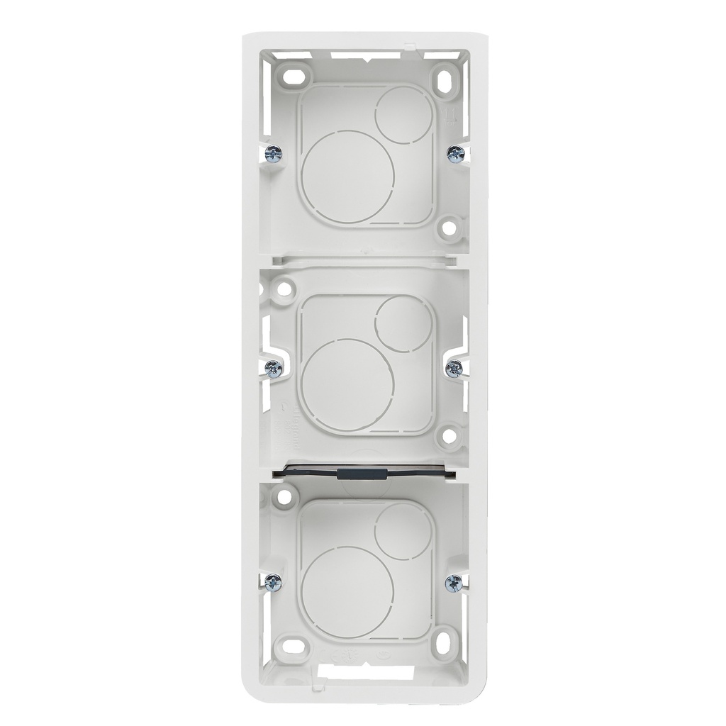 LEGRAND 080283, Doză montaj aparent Mosaic, 3×2 module verticale, Adâncime 40 mm
