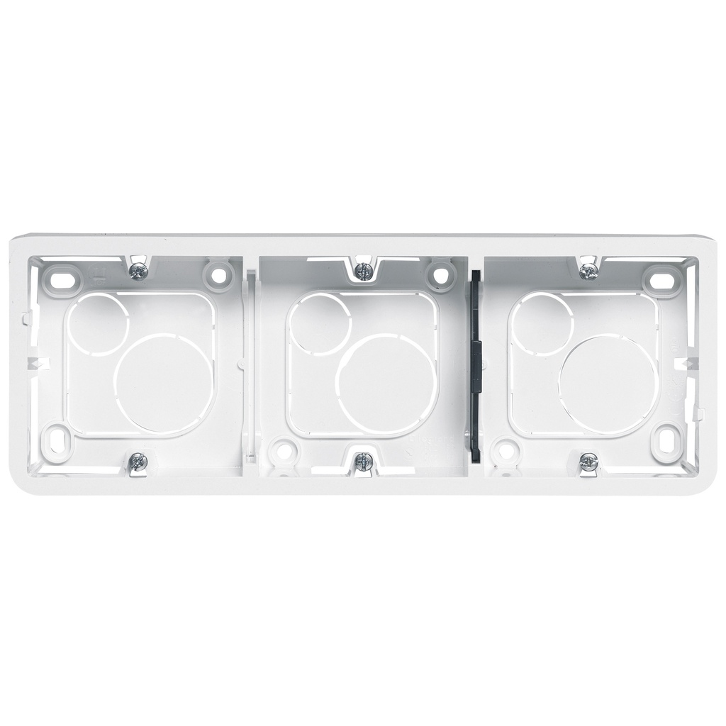 LEGRAND 080286, Mosaic Surface Box, 6 or 8 Modules or 3×2 Horizontal Modules, 40 mm Depth