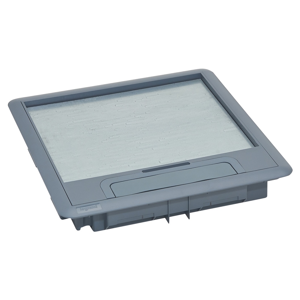 LEGRAND 088002, Plastic Frame and Lid for Standard Floor Box, 16/24 Modules