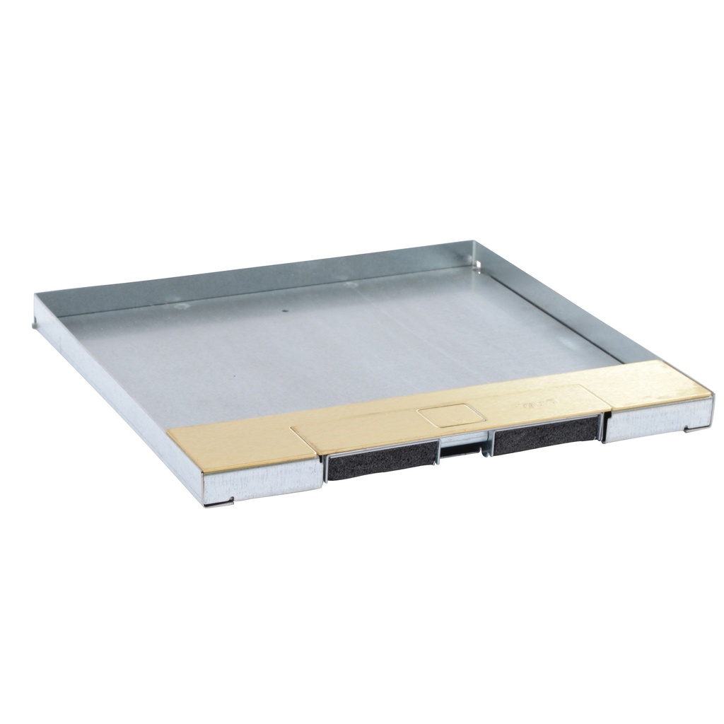 Legrand 088108, Capac din alamă pentru doză de pardoseală tip avansat, 16/24 module