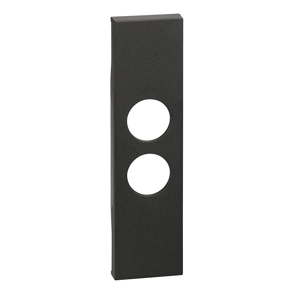 BTICINO KG09, L.Now TV-Sat Socket Cover Plate, 1 Module, Black