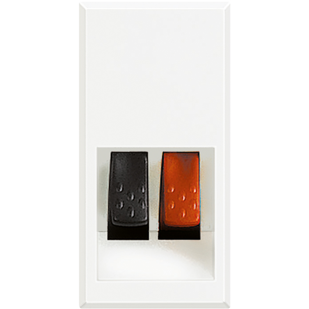 BTICINO HD4294, Conector audio-video pentru difuzor Axolute, Alb, 1 modul