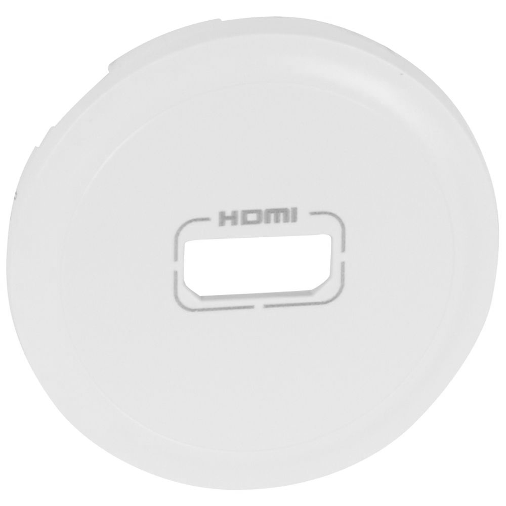 LEGRAND 068216, AV HDMI Cover Plate, White