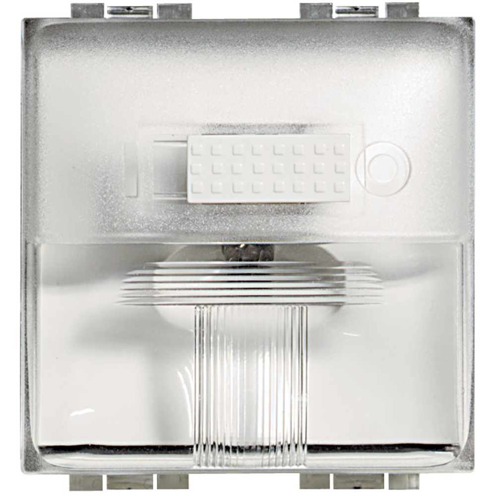 BTICINO L4374/230, Living Light Led Signal Lamp, 230 V, White, 2 Modules