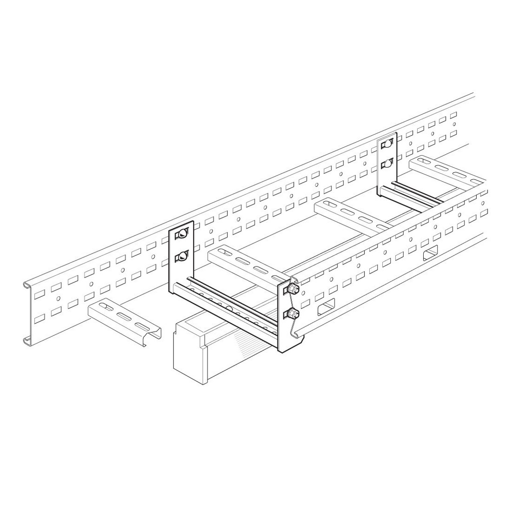 LEGRAND AMB600GZ, Swifts Cable Ladder 600 mm Ancillary Mounting Bracket HDG