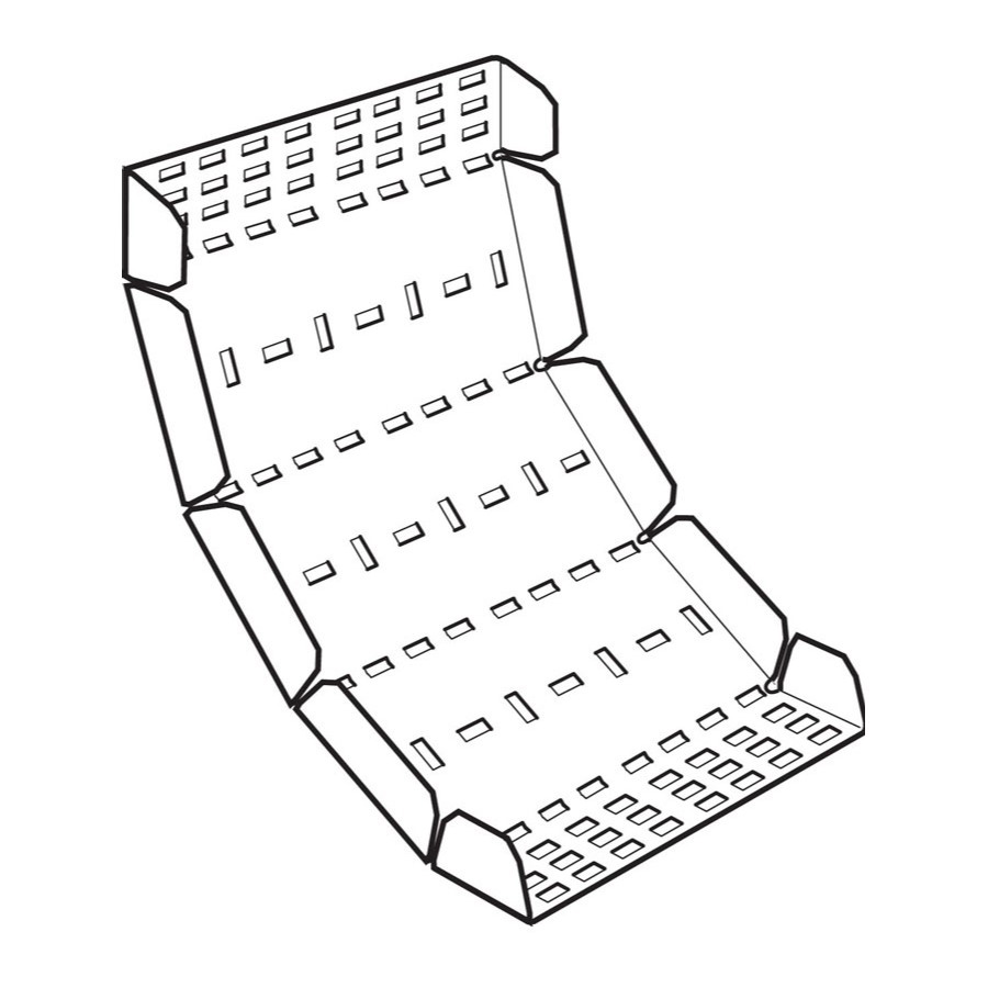 LEGRAND SRFAR300S, Swifts Cable Tray Heavy Duty 300 mm Adjustable Riser 316L