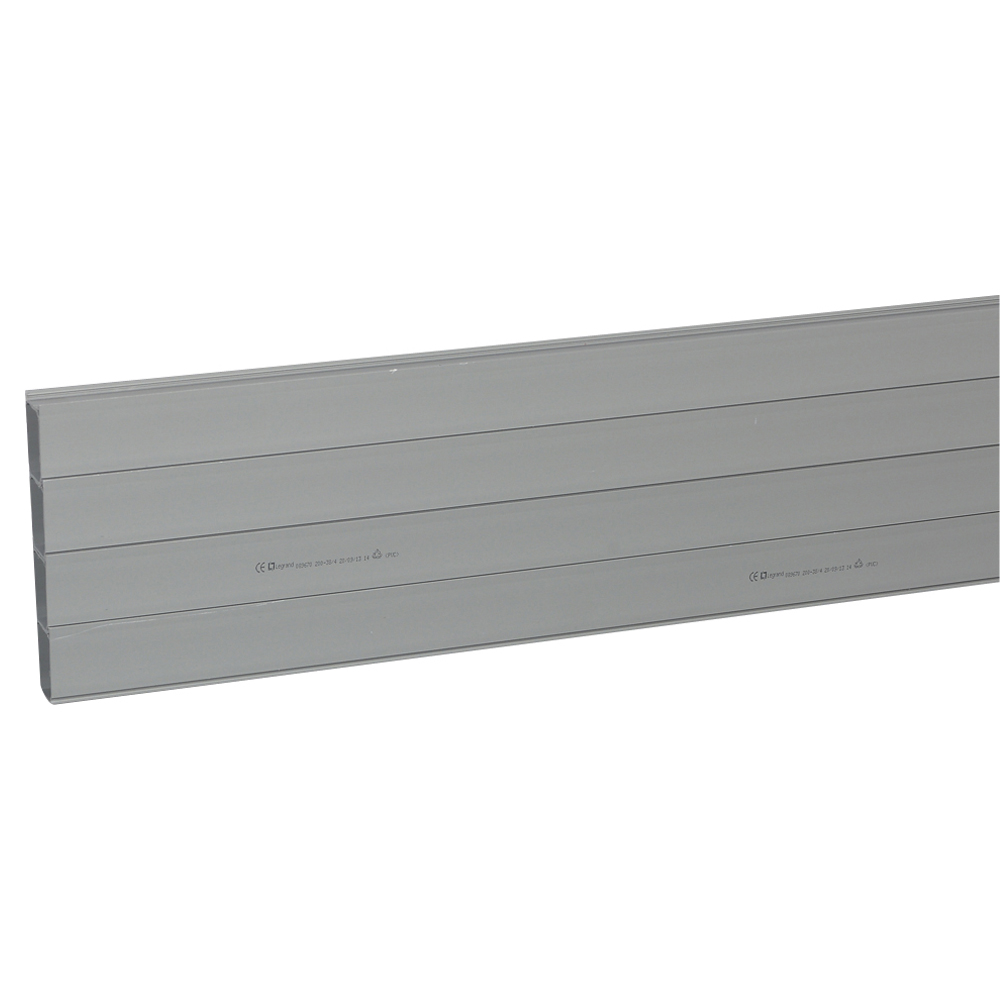 LEGRAND 089670, Sistem de canalizare pentru pardoseală, 200 × 38 mm, 4 compartimente