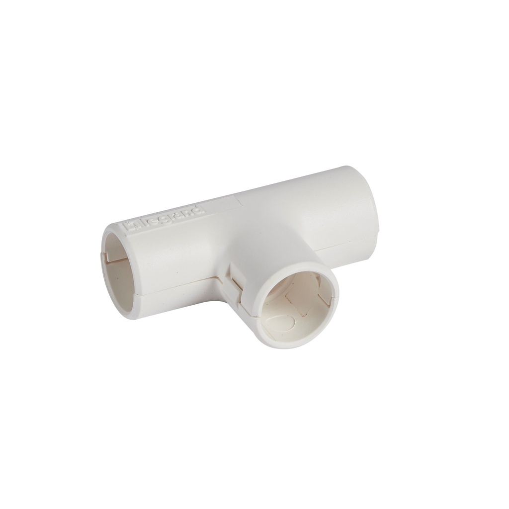 LEGRAND 06131, Tee Connector 3321, Ø16 mm, White, Pack of 20