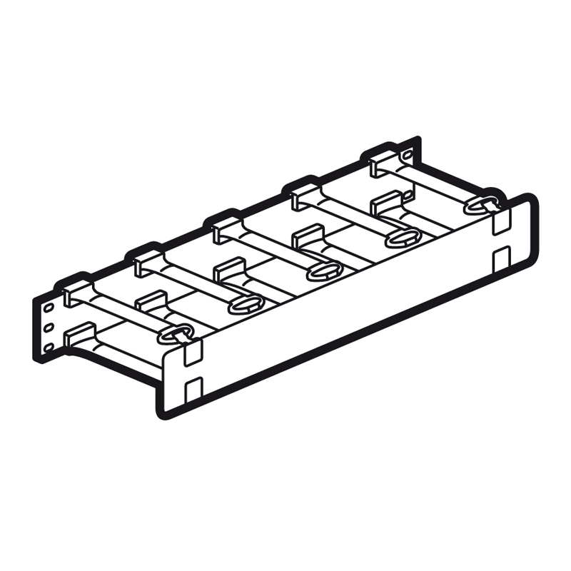LEGRAND 046571, Panou de gestionare a cablurilor pentru rack de 19 inch, 2U