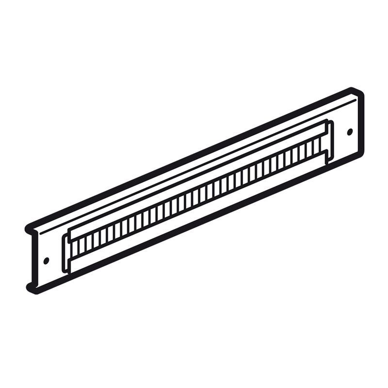 LEGRAND 046462, Trap With Brush for Enclosure, Width/Depth 600 mm, Height 100 mm