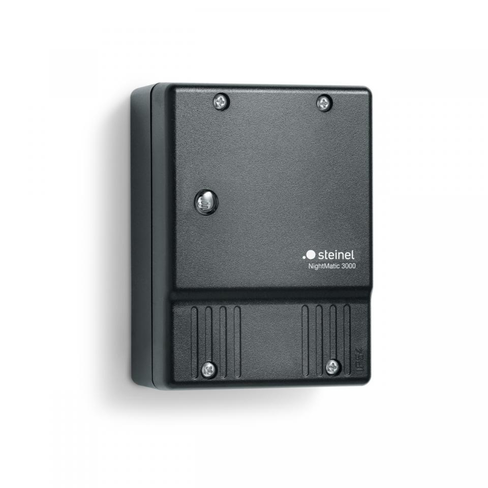 STEINEL 550516, Nightmatic 3000 Vario Senzor Crepuscular, Montaj pe Perete, Negru
