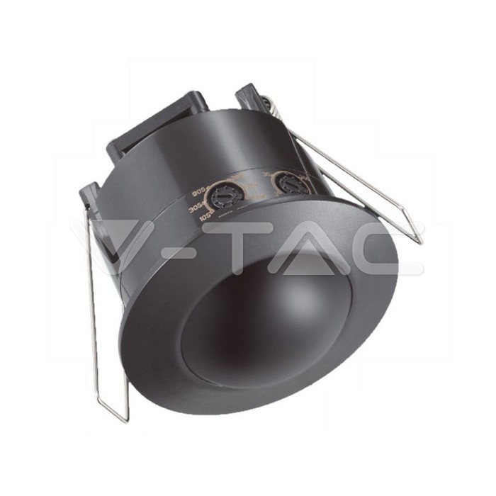V-TAC 23679, PIR Ceiling Motion Sensor, Black