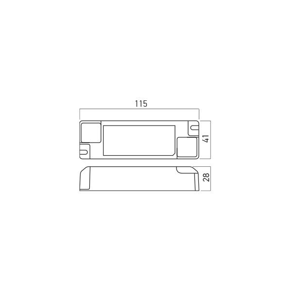 Driver LED cu curent constant, 700 mA, ARELUX LD700.28 (compact)