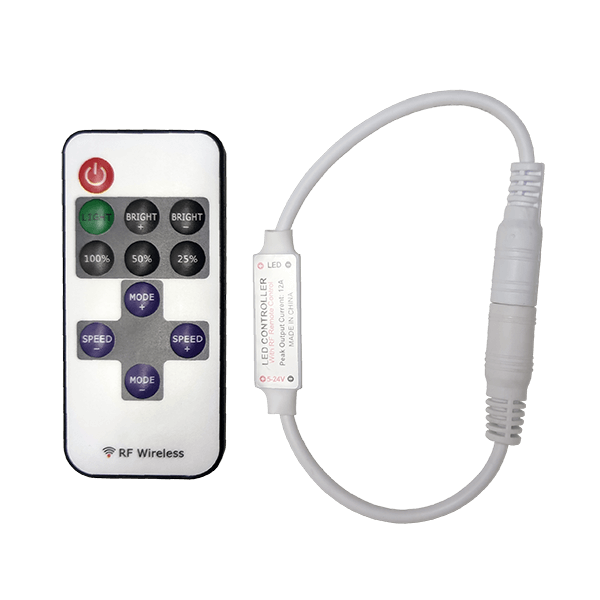 ELMARK 99LEDDIMMER3, Mini variator de intensitate pentru bandă LED RF 12V (5A)