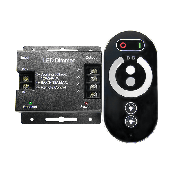ELMARK 99LEDDIMMER4, RF LED Strip Dimmer 12-24V (18A)