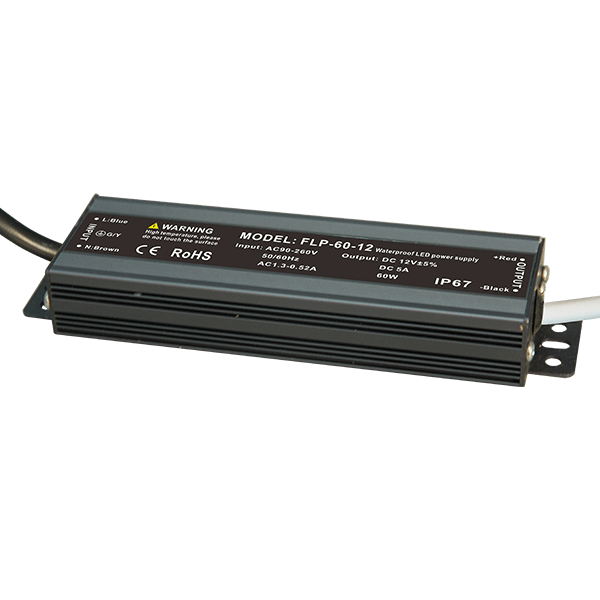 ELMARK 9XSETDC60IP67, 60W 12V Waterproof LED Driver (IP67)