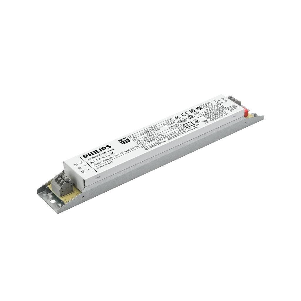 PHILIPS 929003464306, Xitanium LED Driver 100W (350-500mA, 200V, DS, 230V, EL)