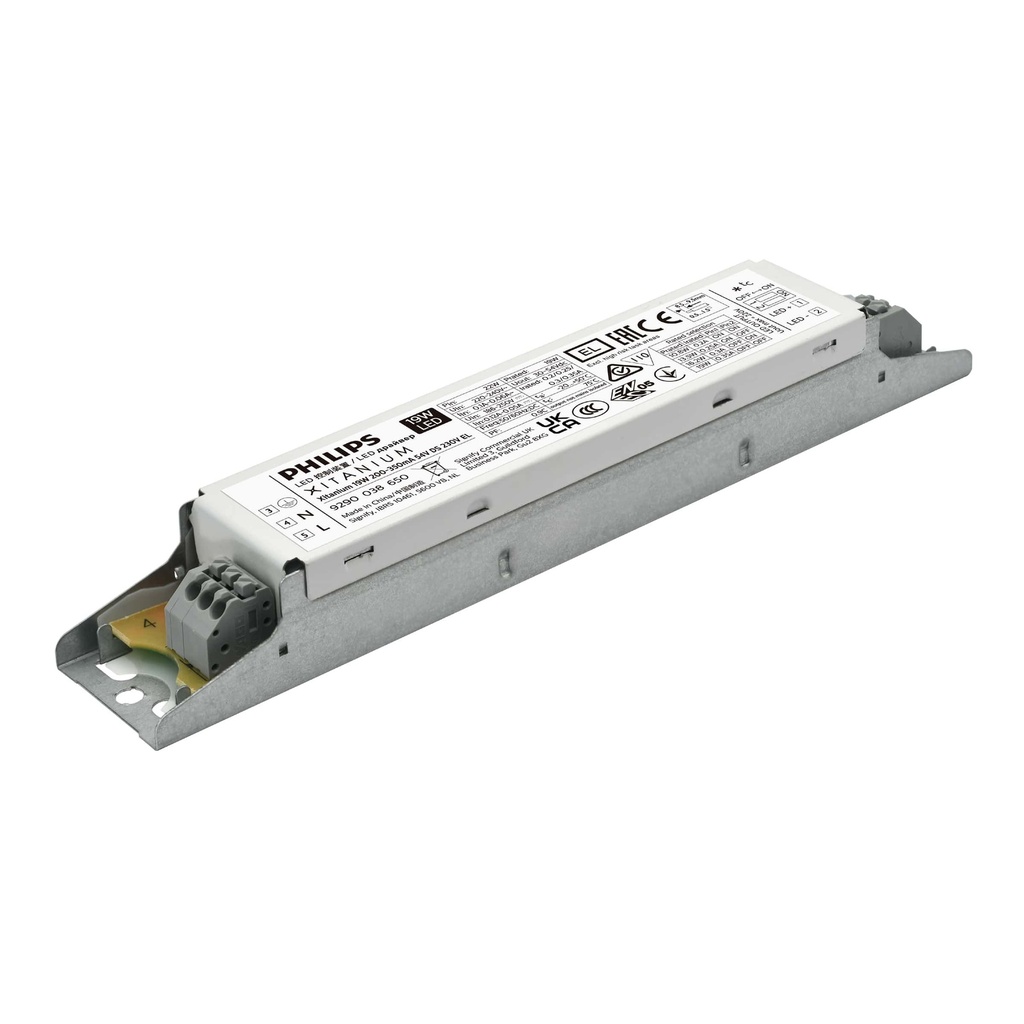 PHILIPS 929003865006, Xitanium LED Driver 19W (200-350mA, 54V, DS, 230V, EL)